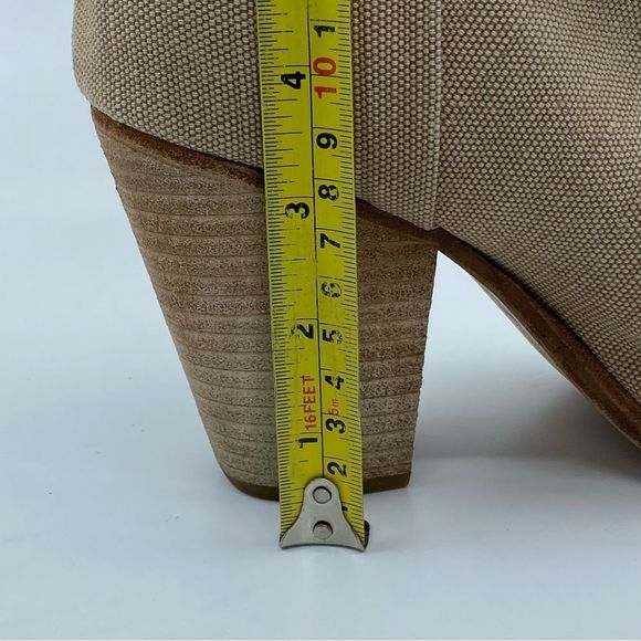 Rag & Bone Newbury Classic Canvas Boots Color Beige SZ 8 - Picture 13 of 13